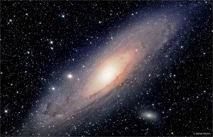 M31 galaxy in Andromeda, Tak FSQ 106, CCD