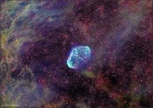 The Crescent nebula